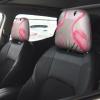 PEGQCVAM Love Flamingo Car Headrest Cover 2 Pcs. Protective Fabric Design, Elastic and Soft, Easy to Install, Decorative headrest Covers. view 2