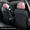 PEGQCVAM Love Flamingo Car Headrest Cover 2 Pcs. Protective Fabric Design, Elastic and Soft, Easy to Install, Decorative headrest Covers. view 3