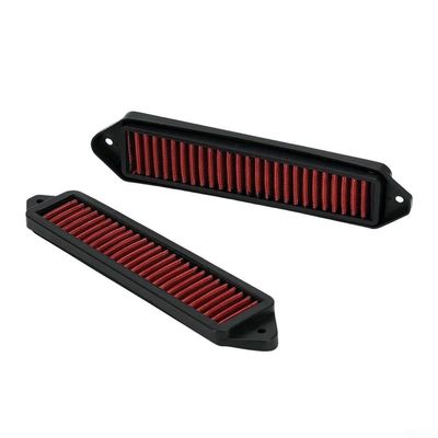 2 Pack Cowl Filters For BMW 1 3 Series For X1 Series E82 E88 E90 E91 E92 E93 135I 335I 328I 330I, Air Intake Filtration System, Washable Engine Filter(Red)