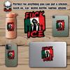 F.uck ICE Sticker or Magnet Decal Retro Mexican Flag Abolish ICE Raised Fists Waterproof Vinyl Sticker for Water Bottle Car Bumper Fridge Laptop view 3