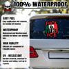 F.uck ICE Sticker or Magnet Decal Retro Mexican Flag Abolish ICE Raised Fists Waterproof Vinyl Sticker for Water Bottle Car Bumper Fridge Laptop view 4