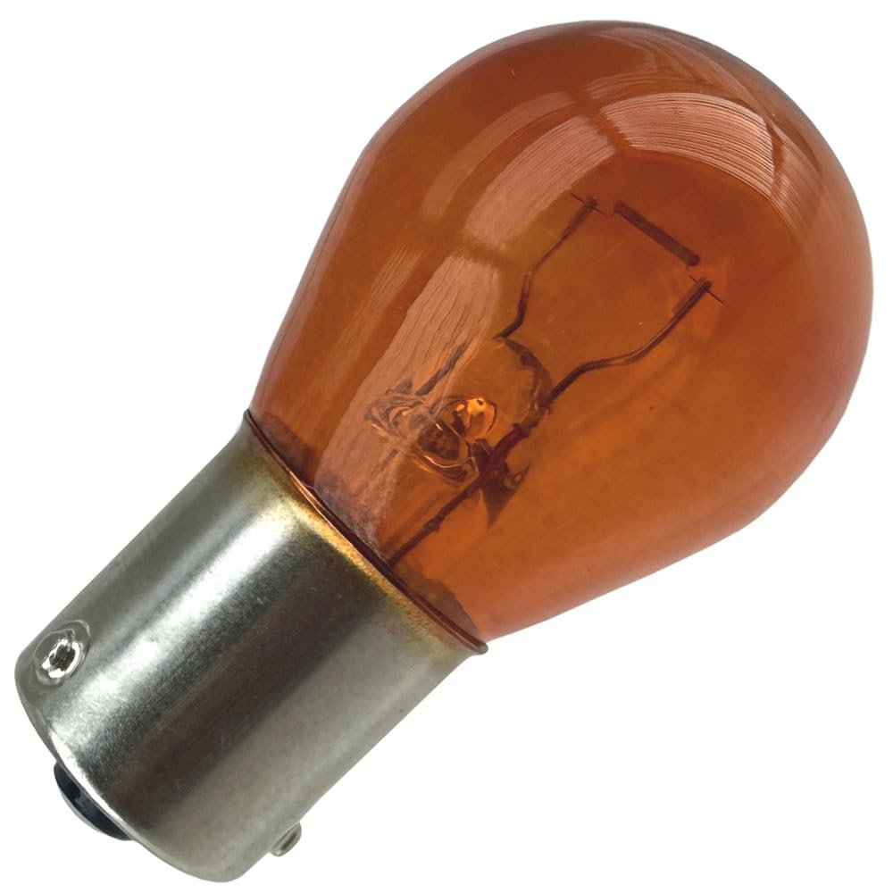Replacement for GE 18294, PY21W, 24.87 Watt, Amber Glass, S8-Shape Automobile Light Bulb (1 Pack)