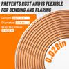 Ailbiuko 1/4" Brake Line Tubing Kit,2 Sets 25 FT Tube with 54 Pcs Fittings view 4
