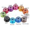 Zkensh-Bolts M2 M3 M4 M5 Multiple Colors Nylon-Insert Locknuts Alloy Hexagon Hex Nut, Widely Used(5pcs,M3 Red Wine) view 2
