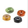 Zkensh-Bolts M2 M3 M4 M5 Multiple Colors Nylon-Insert Locknuts Alloy Hexagon Hex Nut, Widely Used(5pcs,M3 Red Wine) view 4