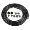 Karlass Windshield Washer Nozzle and Hose Kit 2 Spray Nozzles, 2.5M Rubber Hose, 15 Connectors, Fit for Toyota, for Honda, for Ford, for Chevy, for Nissan and More Universal Replacement Kit view 1