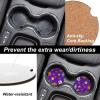 JOJOART 2 Pack Car Cup Holder Coasters Halloween Bone Bat Universal Fit 2.6 Inch, Decorative Wooden Inserts for Vehicle Interior Accessories Gift for Men Women view 3