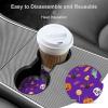 JOJOART 2 Pack Car Cup Holder Coasters Halloween Bone Bat Universal Fit 2.6 Inch, Decorative Wooden Inserts for Vehicle Interior Accessories Gift for Men Women view 4