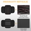 Zaqmru Car Armrest Cover Fit for Mazda CX-5 Console Armrest Protector with 2 Storage Pockets Quilted Leather Non-Slip Backing (Black & Redline) view 4