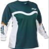 Fly Racing Women's F-16 Moto Gear Set - Pant and Jersey Combo (Teal/White/Gold, Women's 2X-Large Jersey/Size 13/14 Pant) view 3