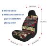 CRAYUKT Veteran Honor Tribute Car Seat Covers Front Seats Cover 1 Pcs Set Universal Fits for Cars Truck 20.5 X 21.5 X 33 in view 3