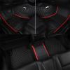 Car Mats Full Set for Benz 2000-2025 with Logo/Pic-A/B/C/E/S/CLA/CLS/CLE/GLA/GLB/GLC/GLE/GLS/G-Class/AMG GT/SL/SLK/SLC/EQA-EQB-EQC-EQE-EQS -Full Coverage All-Weather Protection Custom Fit view 1