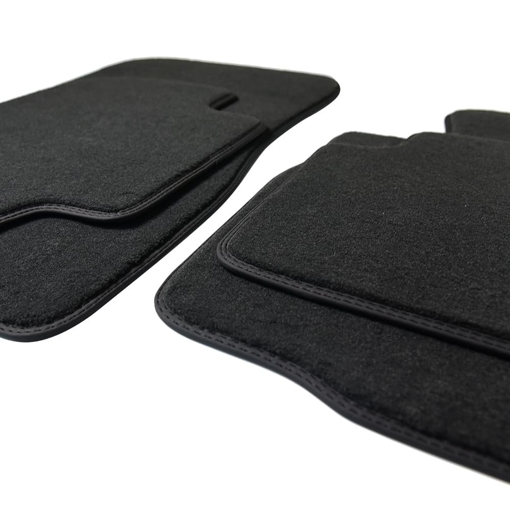 Car Floor Mats for BMW 5 Series M5 E34 1988-1995,Red Edge