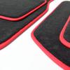 Car Floor Mat for BMW 5 Series i5 2024-2026 G60e G61e 5 PC,Red Edge view 4