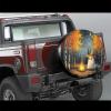 Forest Night Campfire Ghost Spare Tire Cover Universal Fit for Rv SUV Truck Camper Trailer Camping Holiday Wheel Covers Decor,15 inch view 2