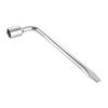 Tuxihapp 22mm Car Spare Tire Lug Wrench, L-Type Heavy Duty Steel Tire Replacement Tool with Hexagon Socket and Slotted End, Universal Motorcycle Car Emergency Repair Wrench for Jack& Maintenance(22MM) view 1