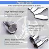 Tuxihapp 22mm Car Spare Tire Lug Wrench, L-Type Heavy Duty Steel Tire Replacement Tool with Hexagon Socket and Slotted End, Universal Motorcycle Car Emergency Repair Wrench for Jack& Maintenance(22MM) view 3