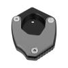 Motorcycle Kickstand Pad Enlarger Extension Side Stand Plate Pad Replacement for Kawasaki Versys650 Versys 650 2010-2023 Foot Support Plate Pedal Extender (titanium) view 1