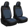 ARTIBY Standard Seat Covers for Toyota Yaris 2007-2025, Breathable Leather Car Seat Protectors, Front Bucket Seat Cover, Waterproof Auto Accessories (Black Blue) view 2