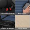 ARTIBY Standard Seat Covers for Toyota Yaris 2007-2025, Breathable Leather Car Seat Protectors, Front Bucket Seat Cover, Waterproof Auto Accessories (Black Blue) view 4