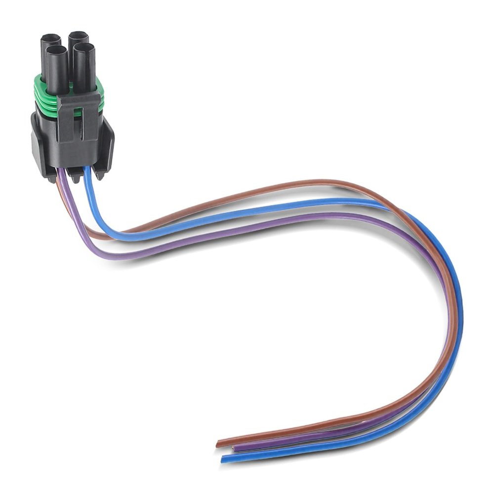 Replacement Auto Parts for Torque Converter TCC 700R4 4L60 Connector Pigtail Wiring Harness 3-Prong Mod-R36R-1