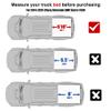 TOBEKIN TOBEKIN Soft Roll-up Truck Bed Tonneau Cover for 2014-2025 2026 Chevy Silverado GMC Sierra 1500 New Body Style Vinyl Soft Bed Cover Compatible with 5.8FT Short Bed (70Inch) view 2