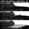 TOBEKIN TOBEKIN Soft Roll-up Truck Bed Tonneau Cover for 2014-2025 2026 Chevy Silverado GMC Sierra 1500 New Body Style Vinyl Soft Bed Cover Compatible with 5.8FT Short Bed (70Inch) view 3
