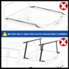 TOBEKIN TOBEKIN Soft Roll-up Truck Bed Tonneau Cover for 2014-2025 2026 Chevy Silverado GMC Sierra 1500 New Body Style Vinyl Soft Bed Cover Compatible with 5.8FT Short Bed (70Inch) view 4