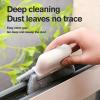 Window Track Cleaning Brush 3-in-1, Multi-Purpose Groove Brush with Replaceable Head, Window Sill & Sliding Door Track Cleaner for Tiles, Blinds, Car Vents, Corners & Small Spaces view 3