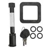 5/8in Trailer Hitch Receiver Pin Lock with 2in Silencer Pad Tubular Keys O Rings for Car Truck Hitch Ball Carrier view 1