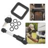 5/8in Trailer Hitch Receiver Pin Lock with 2in Silencer Pad Tubular Keys O Rings for Car Truck Hitch Ball Carrier view 2