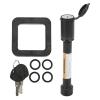 5/8in Trailer Hitch Receiver Pin Lock with 2in Silencer Pad Tubular Keys O Rings for Car Truck Hitch Ball Carrier view 3