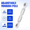 Luatoxry Alternator Tensioner, 2 1/2in Adjustable Tensioning Rod for Alternator with 5/8in Diameter, Stainless Steel Joint Rod Bracket Compatible with SBC BBC 350 454 Engine view 2