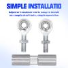 Luatoxry Alternator Tensioner, 2 1/2in Adjustable Tensioning Rod for Alternator with 5/8in Diameter, Stainless Steel Joint Rod Bracket Compatible with SBC BBC 350 454 Engine view 4