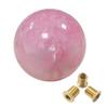ZXFRC Marble Style Round Ball Gear Shift Knob3Adapters(Cherry Blossom Pink) view 1