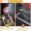 ZXFRC Marble Style Round Ball Gear Shift Knob3Adapters(Cherry Blossom Pink) view 2