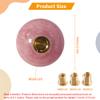 ZXFRC Marble Style Round Ball Gear Shift Knob3Adapters(Cherry Blossom Pink) view 4