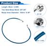 Partuto 90cm Motorcycle Brake Clutch Oil Hose Line with Nylon Stainless Steel Wire Braid PU Motorcycle Hydraulic Brake Line for Motorcycles Dirt Bikes Blue view 4