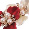 GLEAVI 40 Pcs Flower Car Vent Clip Faux Pearl and Rhinestone Perfume Diffuser Cute Universal Car Interior Accessories for Dashboard view 3