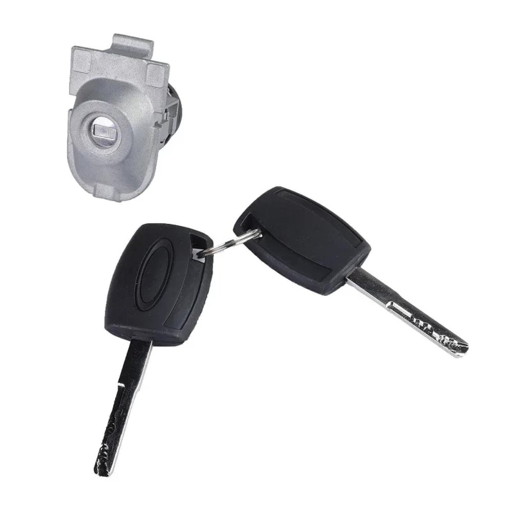 Door Lock for Volvo C30 C70 S40 S80 V50 V70 XC60 XC70, Front Left Door Lock Cylinder with 2 Keys LR027452/LR043269/30784963