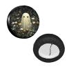 Wildflowers Cute Ghost Spare Tire Cover, Halloween Waterproof Wheel Protector CoversUniversal Fit for Rv Suvs Trucks Trailers Camper Fall,15 inch view 3