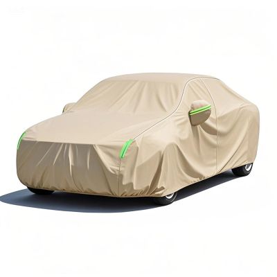 Waterproof Car Cover, for Dodge Viper (1992-2002), All Weather Full Car Cover Snowproof Windproof Sun Dust UV Protection, Beige