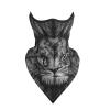 STVYUKL Black And White Lion Head Neck Gaiter Face Mask Uv Protection Windproof Bandanas Headband Breathable Fishing Face Cover Ski Mask With Ear Loops Bandana For Men Women view 1