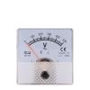 DH-65 Square AC Analog Voltmeter 5V10V15V20V30V50V100V150V200V250V300V400V450V500V600V Voltage Meter(100V_65X65MM) view 1