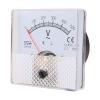 DH-65 Square AC Analog Voltmeter 5V10V15V20V30V50V100V150V200V250V300V400V450V500V600V Voltage Meter(100V_65X65MM) view 3