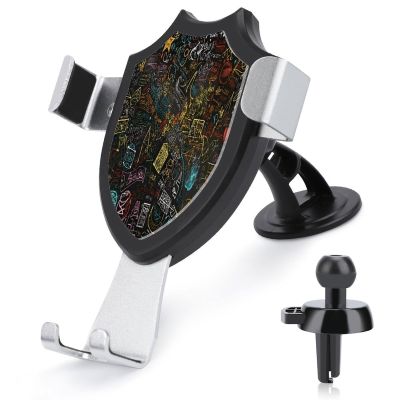 AJmores Math Formula Car Phone Holder Mount Dash Mounted Holders Universal Automobile Cradle Fit for iPhone Android and All Smartphones