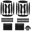 Guduling 2 Set Helmet Padding Inserts,Helmet Pads,Universal Bike Helmets Pads,Replacement Motorcycle Helmets Padding,for Scooter Skateboard Bike Motorcycle Cycling Sport view 1