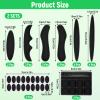 Guduling 2 Set Helmet Padding Inserts,Helmet Pads,Universal Bike Helmets Pads,Replacement Motorcycle Helmets Padding,for Scooter Skateboard Bike Motorcycle Cycling Sport view 2