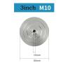 GUIFANG 1pc 3" 4" Inch Polishing Pad Backer Pad M10 M16 5/8-11 Thread Polishing Wheel Holder Pad for Polishing Pad Abrasive(4inch M16) view 2