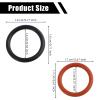 EKUWU Power Steering Pump O-Ring Kit, Replaces # 91370-SV4-000 91345-RDA-A01, Power Steering Pump Rubber Inlet & Outlet O-Ring Seals Replacement for Honda Ridgeline DX RT RTL MDX RDX RDX, Pack of 2 view 2